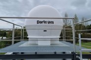 Dartcom X-Band EOS system with land-based antenna